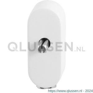 GPF Bouwbeslag ZwartWit 8850.62 draaikiepmechanisme afsluitbaar SKG*** ovaal 83x34x31 mm met stift binnenzijde 32 mm wit GPF885062099