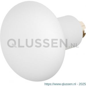 GPF Bouwbeslag ZwartWit 8851.62 S4 Paddenstoel knop 52 mm voor veiligheids schilden vast met bout M10 wit GPF885162410