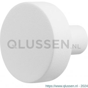 GPF Bouwbeslag ZwartWit 8853.62 S4 vlakke knop 52x16 mm voor veiligheids schilden vast met bout M10 wit GPF885362410