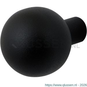 GPF Bouwbeslag ZwartWit 8854.61 S5 kogel knop 50 mm voor veiligheids schilden vast met wisselstift zwart GPF885461400