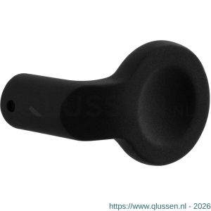 GPF Bouwbeslag ZwartWit 8857.61 S4 designknop verkropt 88/55x24 mm voor veiligheids schilden vast met bout M10 zwart GPF885761410