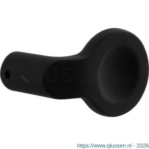 GPF Bouwbeslag ZwartWit 8857.61 S5 designknop verkropt 88/55x24 mm voor veiligheids schilden vast met wisselstift zwart GPF885761400