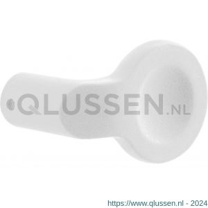 GPF Bouwbeslag ZwartWit 8857.62 S5 designknop verkropt 88/55x24 mm voor veiligheids schilden vast met wisselstift wit GPF885762400