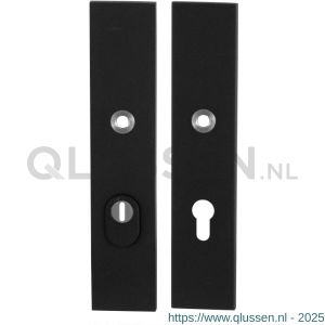 GPF Bouwbeslag ZwartWit 8862.61/55 veiligheids schilden SKG*** 248x52 mm rechthoekig met kerntrekbeveiliging PC55 zwart GPF886261032