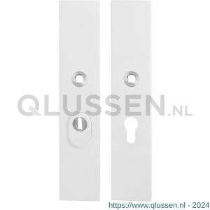 GPF Bouwbeslag ZwartWit 8862.62/55 veiligheids schilden SKG*** 248x52 mm rechthoekig met kerntrekbeveiliging PC55 wit GPF886262032