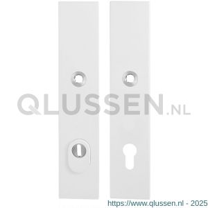 GPF Bouwbeslag ZwartWit 8862.62/92 veiligheids schilden SKG*** 248x52 mm rechthoekig met kerntrekbeveiliging PC92 wit GPF886262062