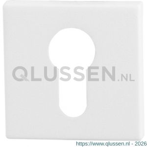 GPF Bouwbeslag ZwartWit 8902.42 cilinderrozet vierkant 50x50x8 mm wit GPF890242108