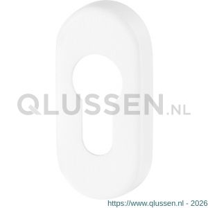 GPF Bouwbeslag ZwartWit 8902.44 cilinderrozet ovaal 70x32x10 mm wit GPF890244108