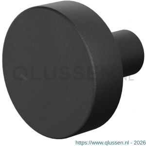 GPF Bouwbeslag ZwartWit 8952.61 S1 vlakke knop 52x16 mm draaibaar met krukstift zwart GPF895261200