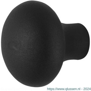GPF Bouwbeslag ZwartWit 8959.61 S3 paddenstoel knop 52 mm vast met metaalschroef M10 zwart GPF895961410