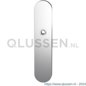 GPF Bouwbeslag RVS 9002.00 veiligheids buitenschild SKG*** 248x52x11 mm afgerond blind met krukgat RVS geborsteld GPF900209000