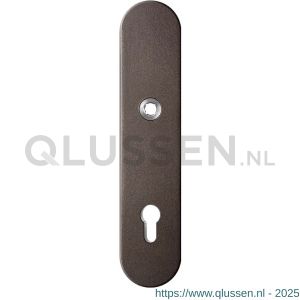 GPF Bouwbeslag Anastasius 9002.A1 veiligheids buitenschild SKG*** 248x52x11 mm afgerond PC92 Dark blend GPF9002A1062