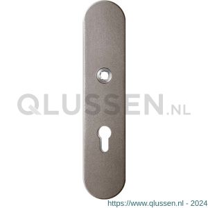 GPF Bouwbeslag Anastasius 9002.A3 veiligheids buitenschild SKG*** 248x52x11 mm afgerond PC72 Mocca blend GPF9002A3042