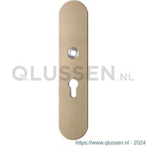 GPF Bouwbeslag Anastasius 9002.A4 veiligheids buitenschild SKG*** 248x52x11 mm afgerond PC55 Champagne blend GPF9002A4032