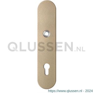 GPF Bouwbeslag Anastasius 9002.A4 veiligheids buitenschild SKG*** 248x52x11 mm afgerond PC92 Champagne blend GPF9002A4062