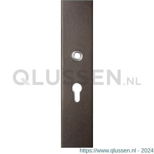 GPF Bouwbeslag Anastasius 9012.A1 veiligheids buitenschild SKG*** 248x52x11 mm rechthoekig PC55 Dark blend GPF9012A1032