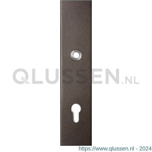 GPF Bouwbeslag Anastasius 9012.A1 veiligheids buitenschild SKG*** 248x52x11 mm rechthoekig PC92 Dark blend GPF9012A1062