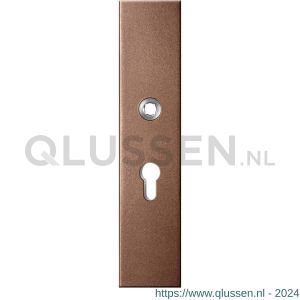 GPF Bouwbeslag Anastasius 9012.A2 veiligheids buitenschild SKG*** 248x52x11 mm rechthoekig PC55 Bronze blend GPF9012A2032