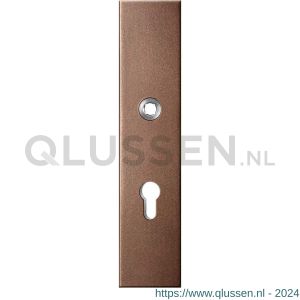 GPF Bouwbeslag Anastasius 9012.A2 veiligheids buitenschild SKG*** 248x52x11 mm rechthoekig PC72 Bronze blend GPF9012A2042