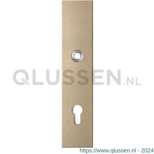 GPF Bouwbeslag Anastasius 9012.A4 veiligheids buitenschild SKG*** 248x52x11 mm rechthoekig PC92 Champagne blend GPF9012A4062