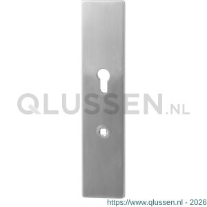 GPF Bouwbeslag RVS 9052.72 veiligheids buitenschild Comfort SKG*** 248x52x11 mm rechthoekig PC72 RVS geborsteld GPF905209042