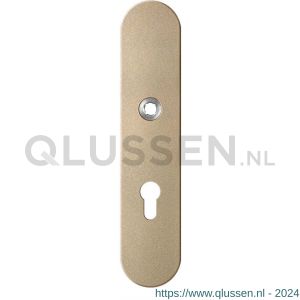 GPF Bouwbeslag Anastasius 9102.A4 veiligheids binnenschild SKG*** 248x52x8 mm afgerond PC72 Champagne blend GPF9102A4042