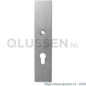 GPF Bouwbeslag RVS 9112.85 veiligheids binnenschild SKG*** 248x52x8 mm rechthoekig PC85 RVS geborsteld GPF911209052