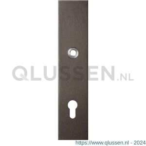 GPF Bouwbeslag Anastasius 9112.A1 veiligheids binnenschild SKG*** 248x52x8 mm rechthoekig PC92 Dark blend GPF9112A1062