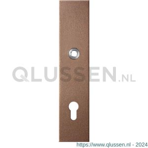 GPF Bouwbeslag Anastasius 9112.A2 veiligheids binnenschild SKG*** 248x52x8 mm rechthoekig PC92 Bronze blend GPF9112A2062