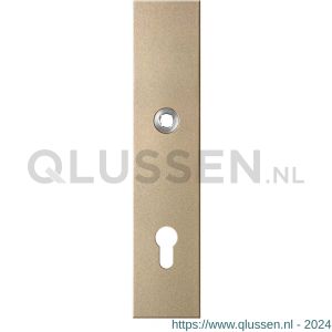 GPF Bouwbeslag Anastasius 9112.A4 veiligheids binnenschild SKG*** 248x52x8 mm rechthoekig PC92 Champagne blend GPF9112A4062