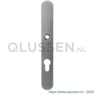 GPF Bouwbeslag RVS 9128.92 veiligheids binnenschild smal SKG*** 257x35x8 mm afgerond PC92 RVS geborsteld GPF912809062