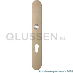 GPF Bouwbeslag Anastasius 9128.A4 veiligheids binnenschild smal SKG*** 257x35x8 mm afgerond PC72 Champagne blend GPF9128A4042