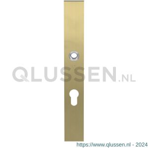 GPF Bouwbeslag PVD 9138.92P4 veiligheids binnenschild smal SKG*** 257x35x8 mm rechthoekig PC92 PVD mat messing GPF9138P4062