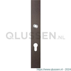 GPF Bouwbeslag Anastasius 9138.A1 veiligheids binnenschild smal SKG*** 257x35x8 mm rechthoekig PC72 Dark blend GPF9138A1042