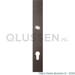 GPF Bouwbeslag Anastasius 9138.A1 veiligheids binnenschild smal SKG*** 257x35x8 mm rechthoekig PC92 Dark blend GPF9138A1062