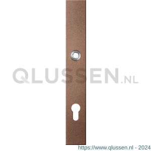 GPF Bouwbeslag Anastasius 9138.A2 veiligheids binnenschild smal SKG*** 257x35x8 mm rechthoekig PC92 Bronze blend GPF9138A2062