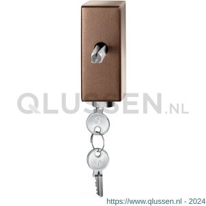 GPF Bouwbeslag Anastasius 9252.A2.0060 draaikiepmechanisme afsluitbaar SKG*** rechthoekig 83x34x31 mm met stift binnenzijde 65 mm Bronze blend GPF9252A20060