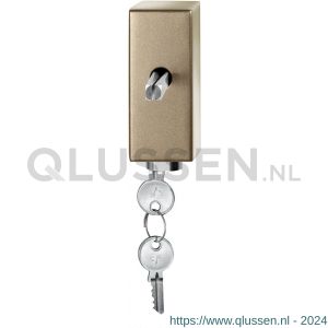 GPF Bouwbeslag Anastasius 9252.A4.0040 draaikiepmechanisme afsluitbaar SKG*** rechthoekig 83x34x31 mm met stift binnenzijde 40 mm Champagne blend GPF9252A40040