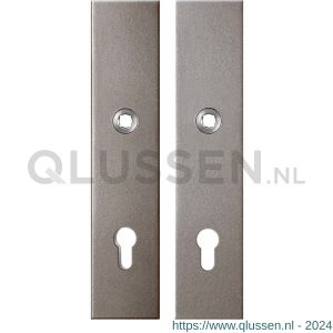 GPF Bouwbeslag Anastasius 9312.A3 veiligheids schilden SKG*** 248x52 mm rechthoekig PC92 Mocca blend GPF9312A3062