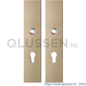 GPF Bouwbeslag Anastasius 9312.A4 veiligheids schilden SKG*** 248x52 mm rechthoekig PC72 Champagne blend GPF9312A4042