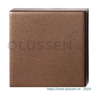 GPF Bouwbeslag Anastasius 9388.A2 Outside GPF9388.A2 veiligheidsbuitenrozet vierkant 54x54x10 mm SKG*** Bronze blend blind Bronze blend GPF9388A2O199