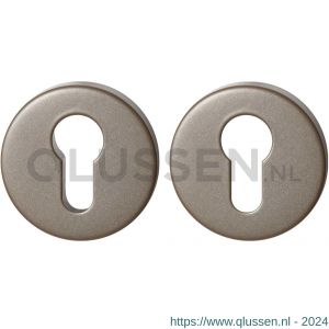 GPF Bouwbeslag Anastasius 9391.A3 set GPF9391.A3 veiligheidsrozet rond 54x12,5 mm SKG*** Mocca blend GPF9391A3S199