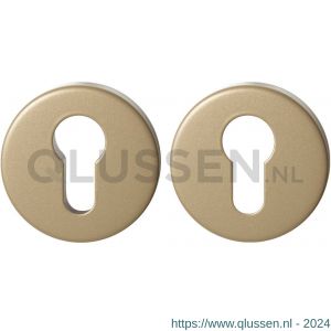 GPF Bouwbeslag Anastasius 9391.A4 set GPF9391.A4 veiligheidsrozet rond 54x12,5 mm SKG*** Champagne blend GPF9391A4S199