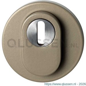 GPF Bouwbeslag Anastasius 9392.A4 Outside ronde veiligheids buitenrozet 54x12,5 mm SKG*** met kerntrekbeveiliging Champagne blend GPF9392A4O199