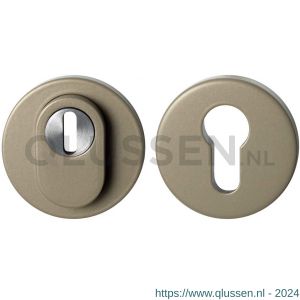 GPF Bouwbeslag Anastasius 9392.A4 set ronde veiligheidsrozet 54 mm SKG*** met kerntrekbeveiliging Champagne blend GPF9392A4S199