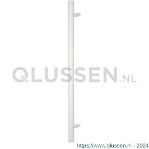 GPF Bouwbeslag ZwartWit 9545.62 deurgreep GPF15 verkropt 25x350/250 mm voetje 22 mm met bevestiging wit GPF9545620350A-25