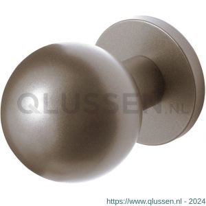 GPF Bouwbeslag Anastasius 9822.A3 kogel voordeurknop 63 mm op rozet 63 mm Mocca blend GPF9822A30400