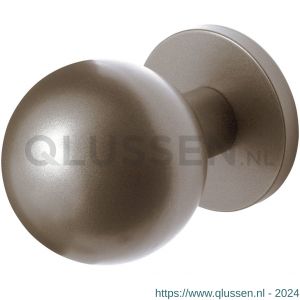 GPF Bouwbeslag Anastasius 9823.A3 kogel voordeurknop 70 mm op rozet 70 mm Mocca blend GPF9823A30400