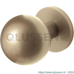 GPF Bouwbeslag Anastasius 9823.A4 kogel voordeurknop 70 mm op rozet 70 mm Champagne blend GPF9823A40400