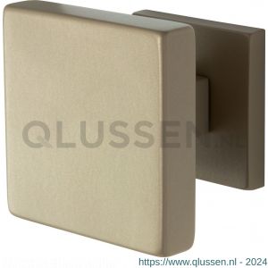 GPF Bouwbeslag Anastasius 9825.A4 vierkante voordeurknop 70x70 mm op rozet 53x53x8 mm Champagne blend GPF9825A40400